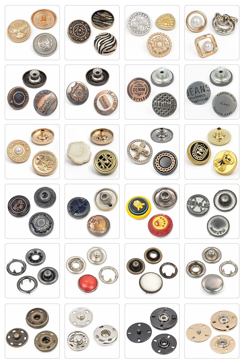 jeans button