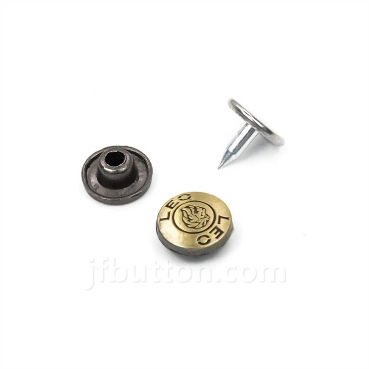 Denim Buttons And Rivets