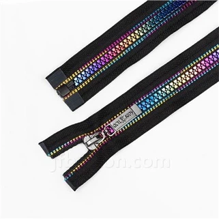 ジャケット用のオープンエンドの金属ジップ