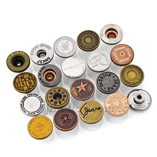 ブラスジーンズボタン