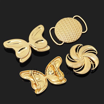 水着用の蝶の金属留め金