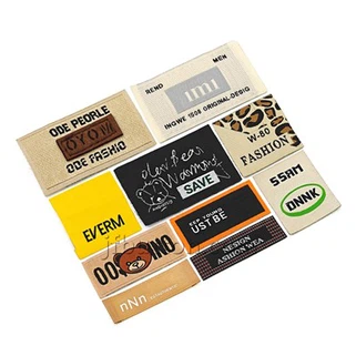衣料品用のカスタム織ラベル