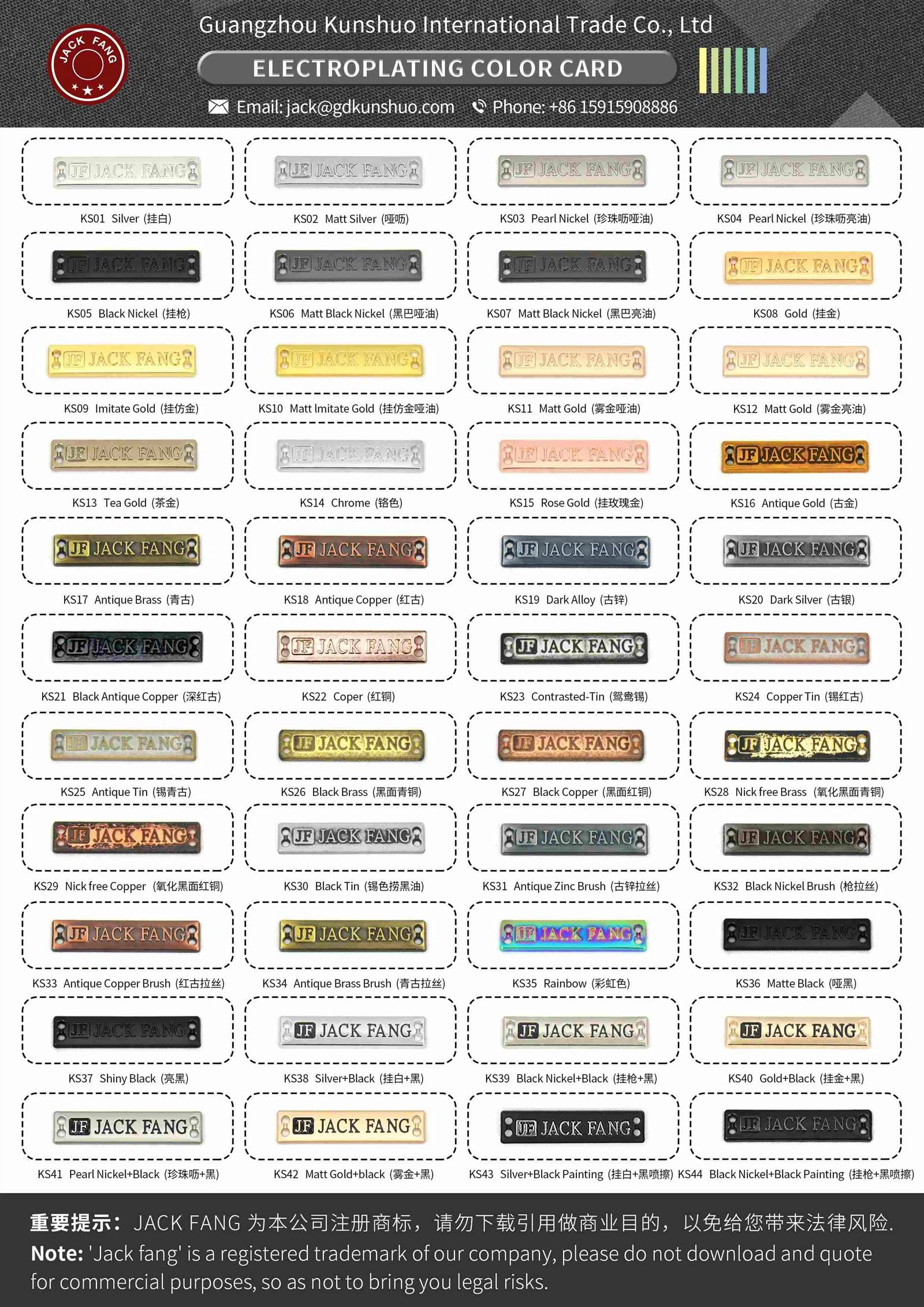electroplating color