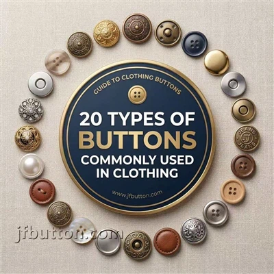 衣服でよく使われるボタン20種類