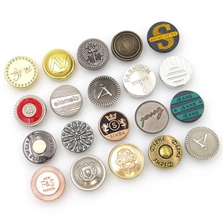 ズボン用の金属タックボタン