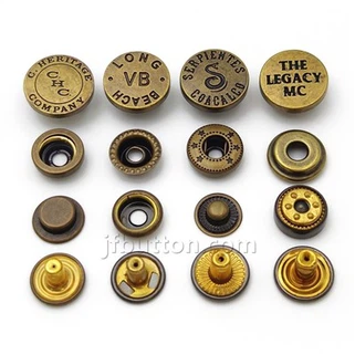 スナップボタン留め具